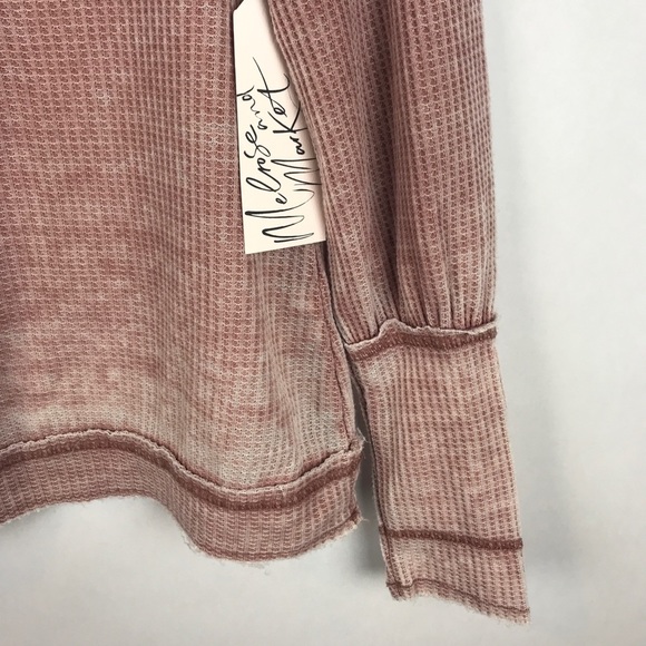 NEW Melrose & Market Waffle Knit Thermal Top - Picture 3 of 7